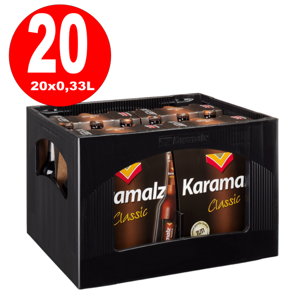 Karamalz Malzdrink - Alcool Boîte d'origine 24x0,33l Réduit