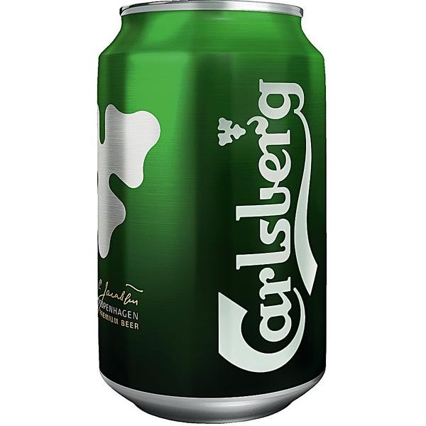 2 x bière Carlsberg Premium Lager 24x0.33L = 48 canettes 5% vol