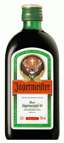 JÃ¤germeister liqueur herbal 35 % vol. 0, 35 l