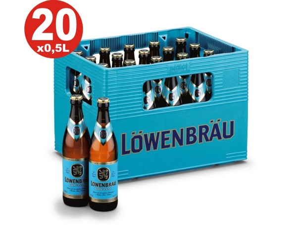 20 x Loewenbraeu originale 0,5 L 5,2% vol.