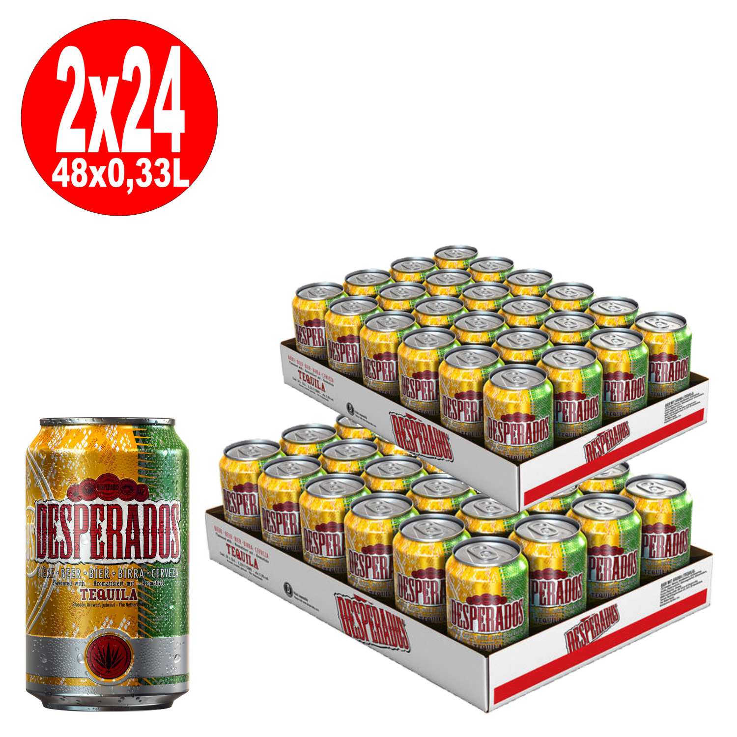 Bière Desperados Tequilla 12×25cl Acheter - Bière avec alcool - LANDI