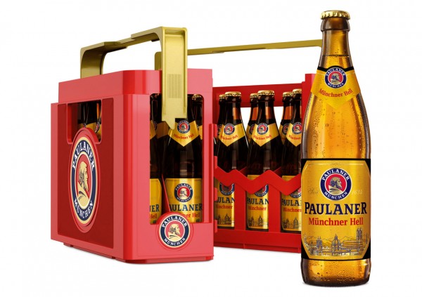 20 x Paulaner Munich lumineux 0,5 L - 4,9% d'alcool dans leur boÃ®te d'origine