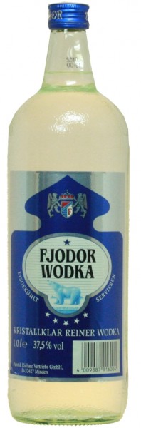 Fiodor vodka 37,5 % vol. 0, 7 l