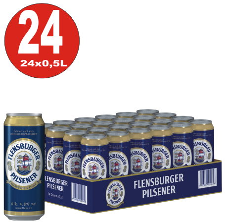 Flacons de Pilsener Flensburger 4,8% Vol.-_ EINWEG