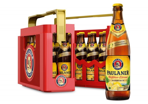 20 x Paulaner Weissbier Lemon Russ 0,5 L de 2,7% vol. cas d'origine